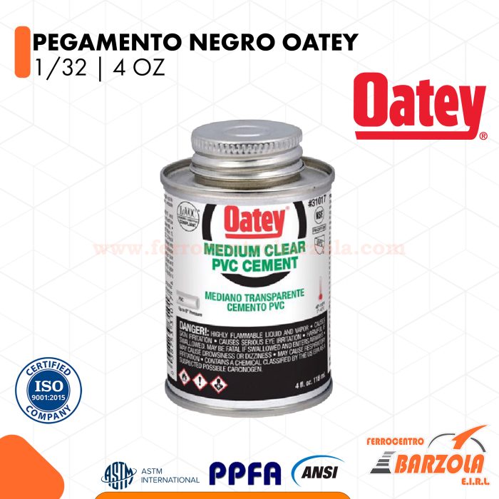 Pegamento Negro PVC 1/32
