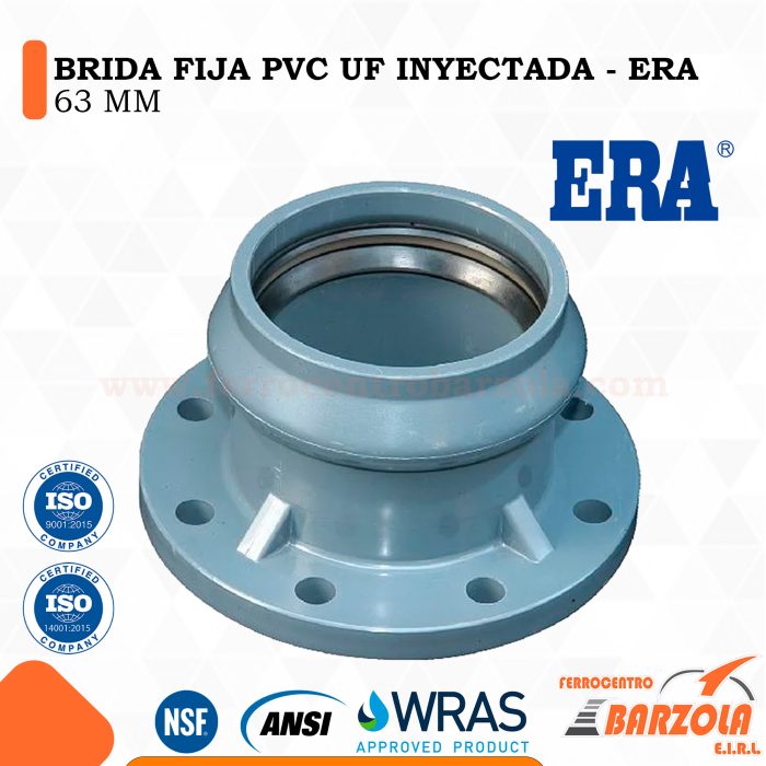 Brida Fija PVC UF Inyectada 63 MM - ERA