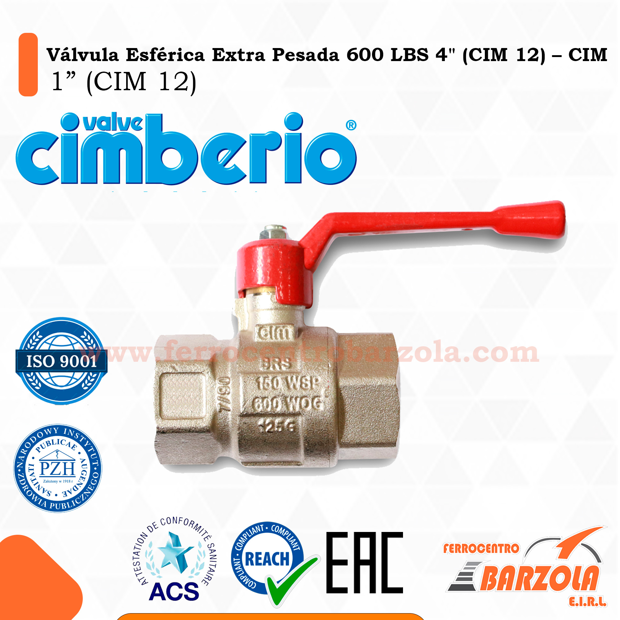 Valvula esferica-CIM 1