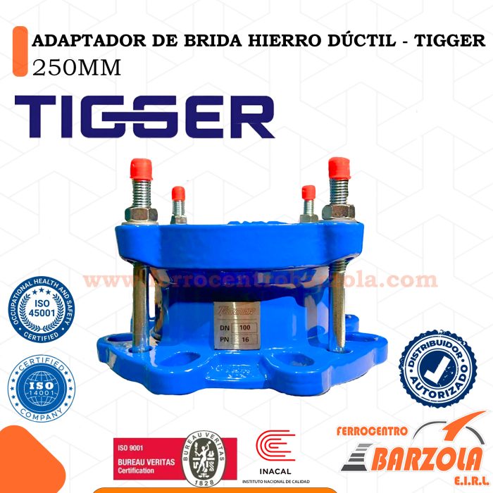 Adaptador De Brida Hierro Ductil 250mm - TIGGER