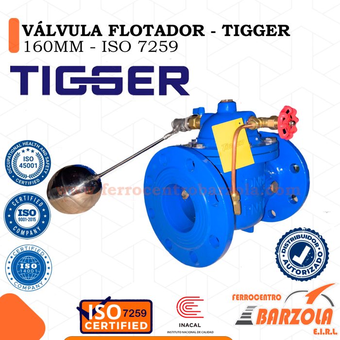 Válvula Flotador 160mm - TIGGER