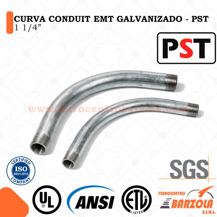 Curva Conduit EMT Galvanizado 1 1/4" - PST