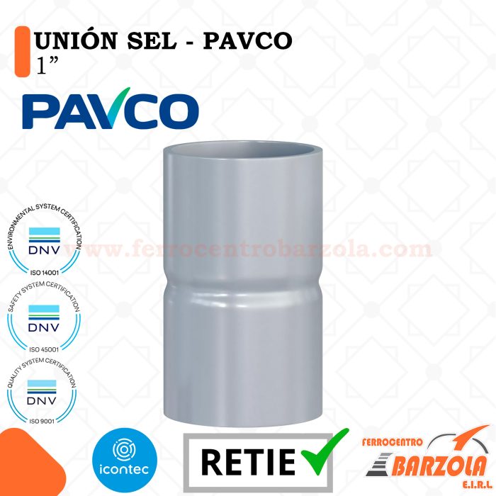 Unión PVC SEL 1" - PAVCO