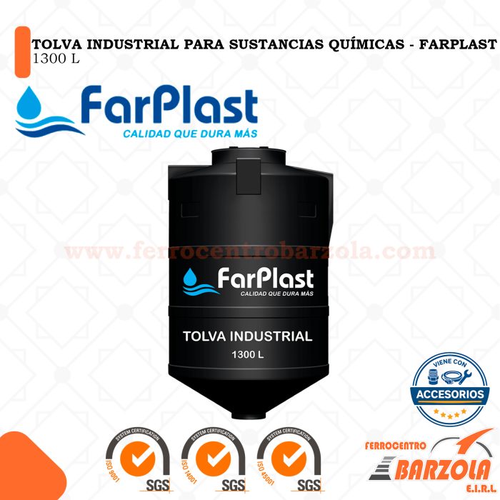 Tolva Sustancias Químicas 1300L