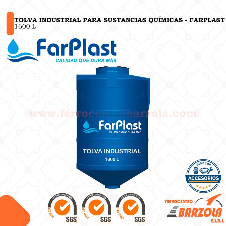 Tolva Sustancias Químicas 1600L