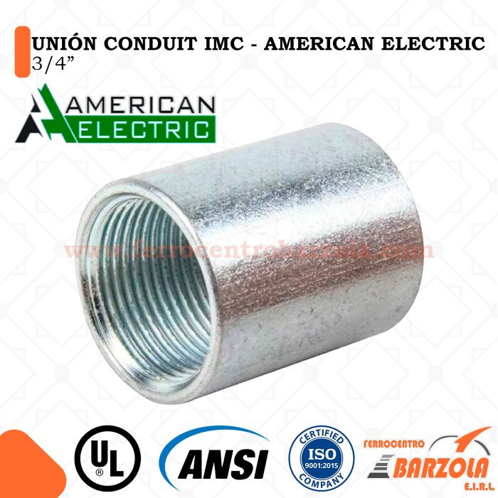 Unión Conduit IMC 3/4" - American Electric
