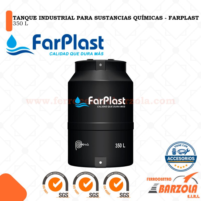 Tanque Sustancias Químicas 350L