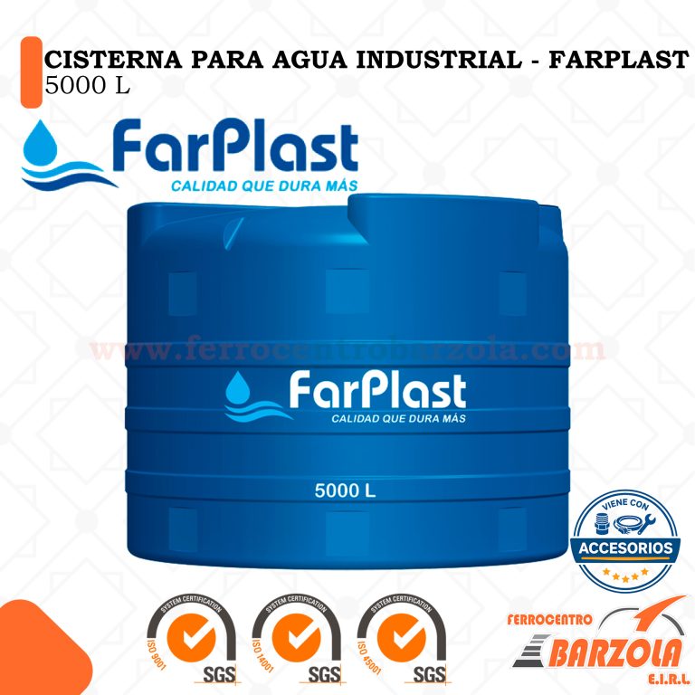 Cisterna agua Industrial 5000L