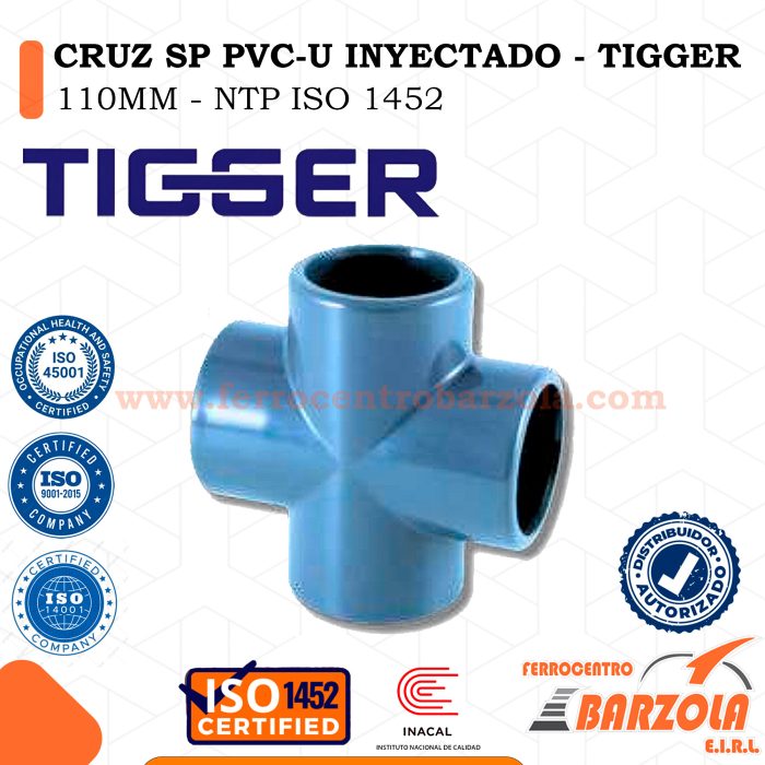 Cruz SP PVC-U Inyectado 110mm - TIGGER