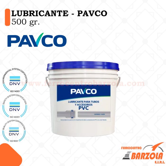 Lubricante para Tubos y Accesorios PVC 500 gr. - PAVCO
