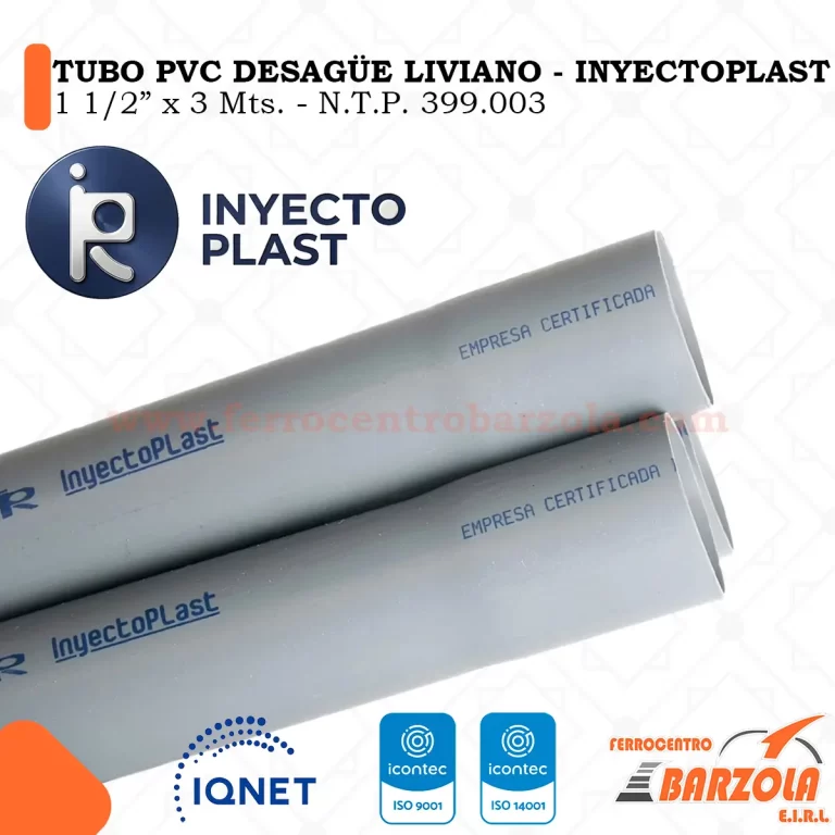 Tubo PVC Desagüe 1