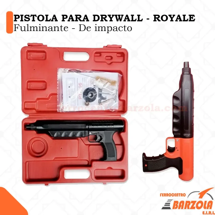 Pistola Para DRYWALL - Fulminante - De Impacto - ROYALE
