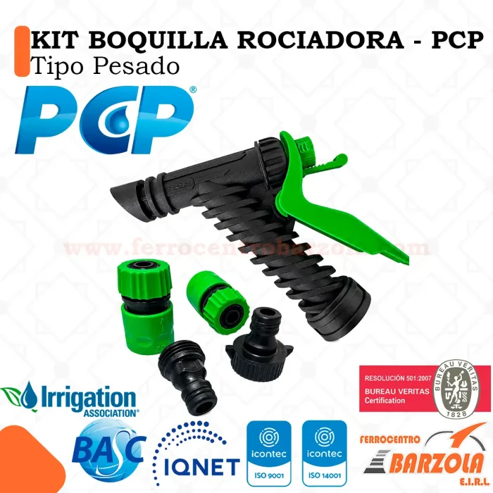 Kit Boquilla Rociadora Tipo pesado - PCP