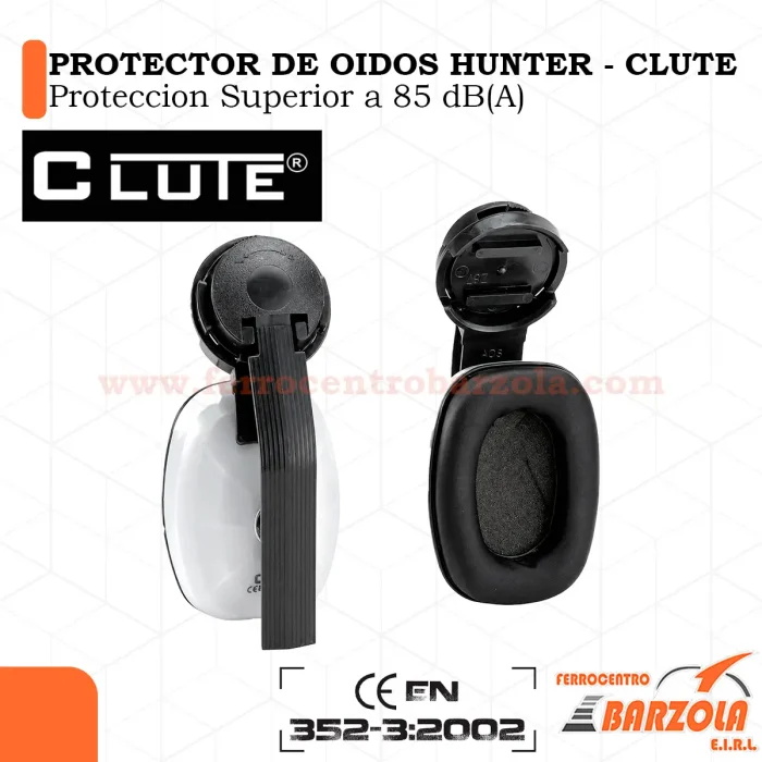Protector De Oídos HUNTER / Superior a 85 dB(A) - CLUTE