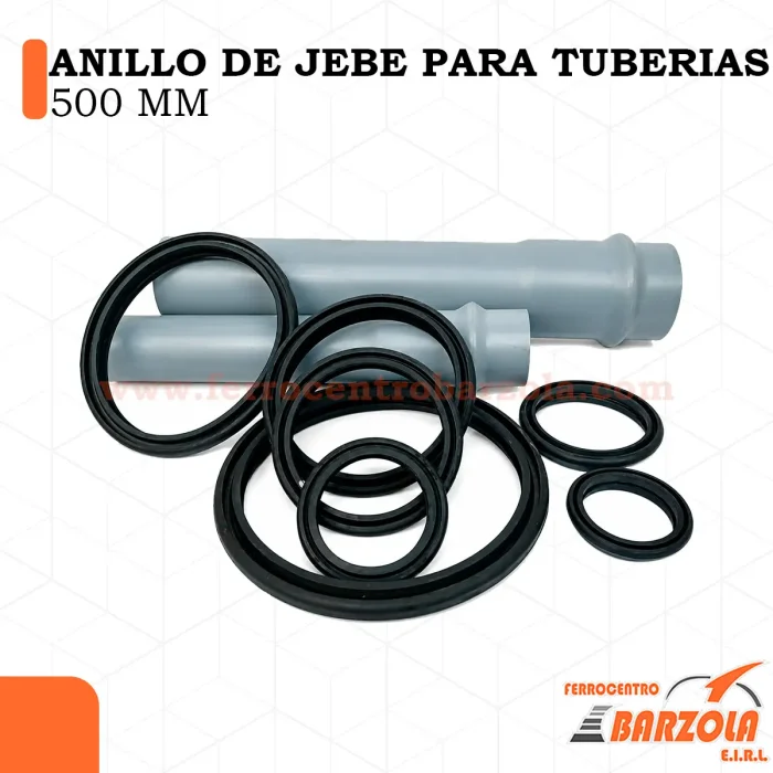 Anillo de Jebe Para Tuberías - 500MM