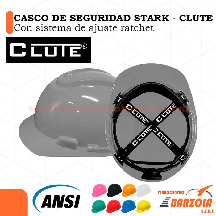 Casco de Seguridad STARK con Ajuste Ratchet - CLUTE