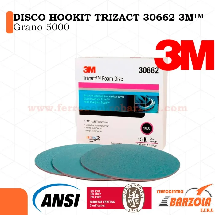 Disco HOOKIT TRIZACT 30662  Grano 5000 - 3M