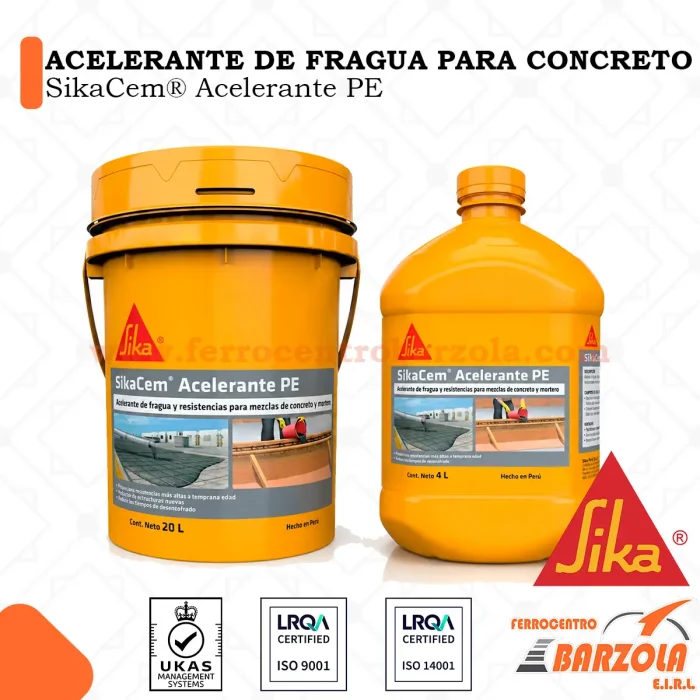 Acelerante de Fragua para Concreto - SIKA